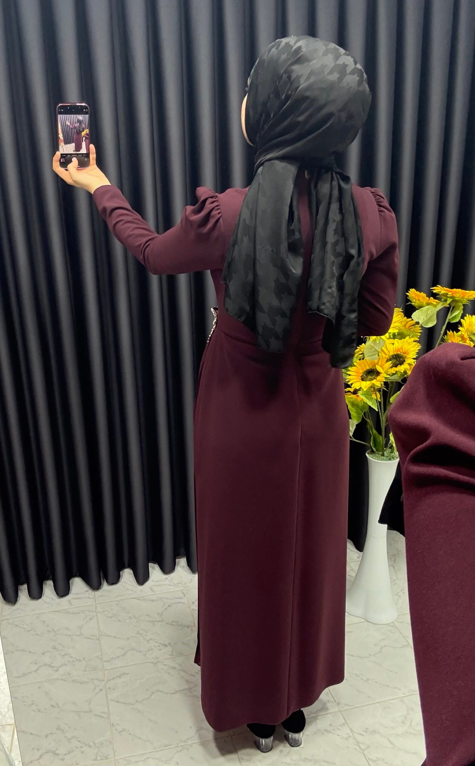 img_1860 Önü pile detaylı kurdeleli elbise (kopya)