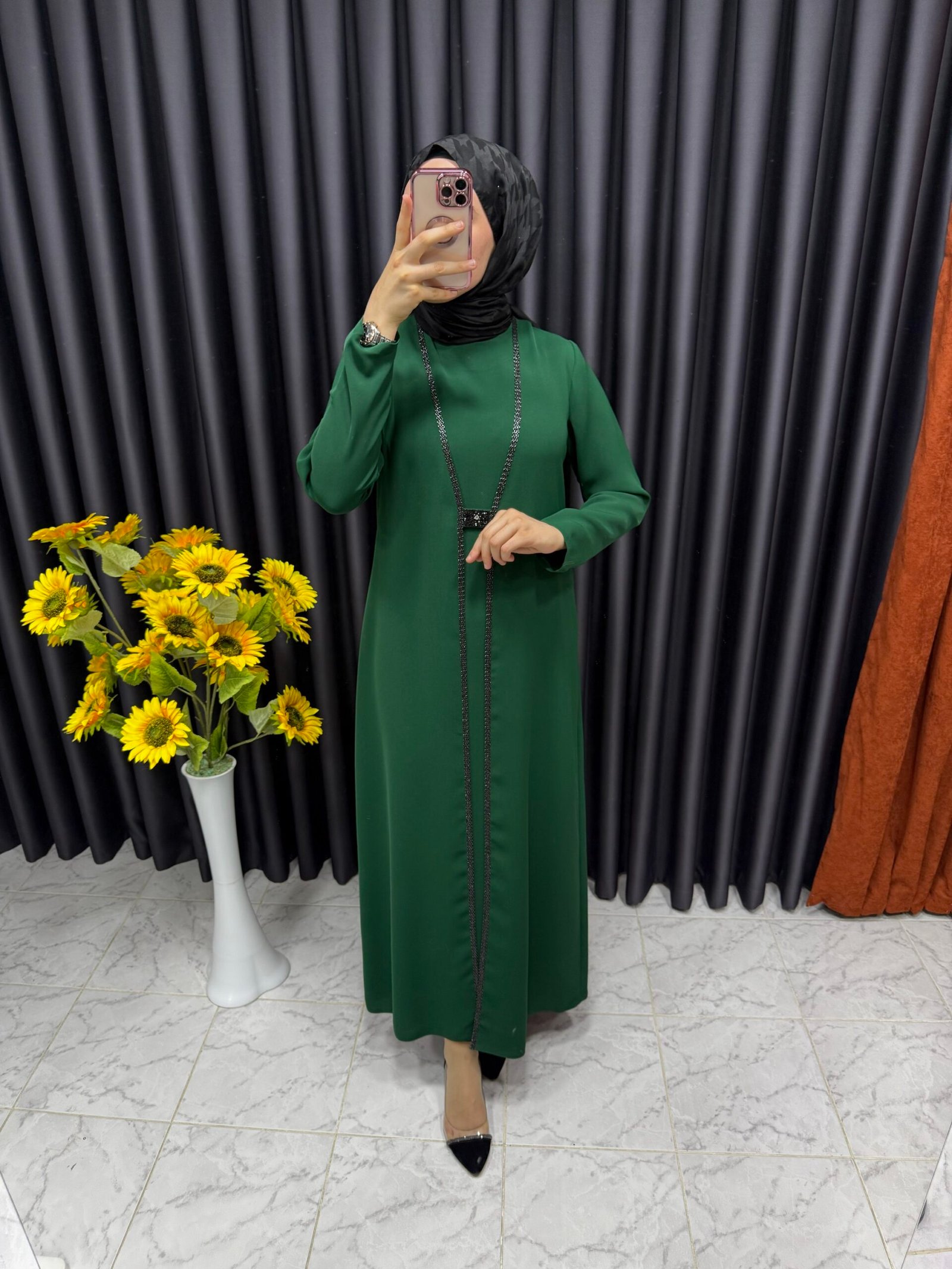 img_1876-2 Önü yelek görünümünde kapaklı elbise