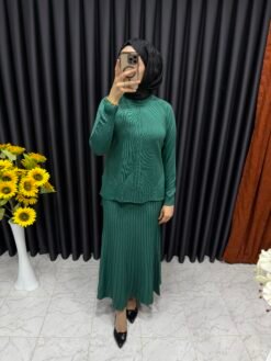 Triko Etekli Takım Yeşil