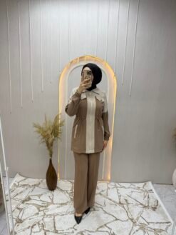 Renk Geçişli İkili  Takım Hardal