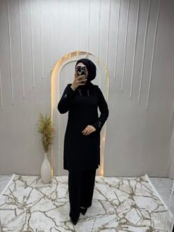 Bebe Yaka Tunik Siyah